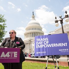 rious about how our Lobby Day went? Take a look! Thank you to everyone who joined us and a huge shoutout to our team for making this happen! #TransDayOfEmpowerment #TransRights #LGBTQIA [image description: 1-4. Various members of A4TE staff join together on Capitol Hill for a press conference with Senator Merkley]